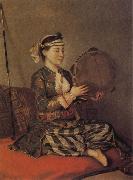 Turkish Woman with a Tambourine Jean-Etienne Liotard